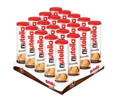 Nutella Biscuits - tubo - 166 gr - conf. 20 pezzi - Ferrero - 01-0667 - 8000500310397 - DMwebShop - 1