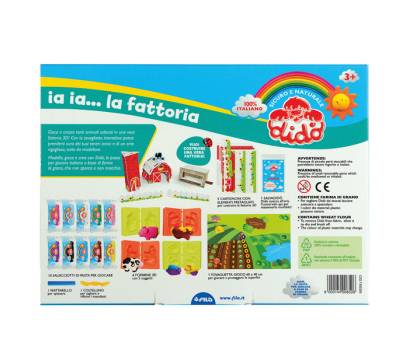 Dido' Farm - 10 salsiciotti - con formine e scenario 3d - Dido - 350200 - 8000144006526 - DMwebShop - 2