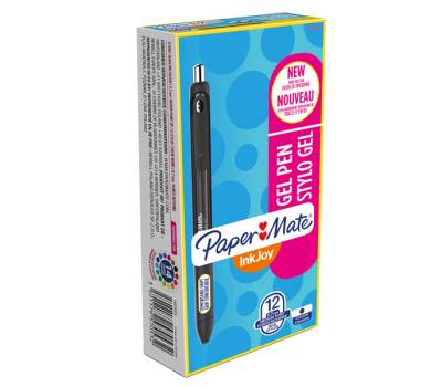 Penna a sfera a scatto Inkjoy Gel punta 0,7 mm nero - 18157 - 1 Penna a sfera a scatto Inkjoy Gel punta 0,7 mm nero - 18157 - 1