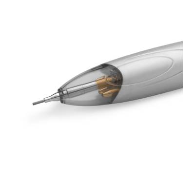 Penna a sfera a scatto multifunzione 4 Colors nero blu rosso fusto grigio - 19149 - 3