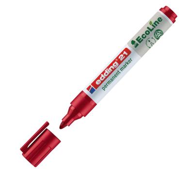 Marcatore permanente 21 Ecoline - punta conica 1,5 - 3 mm - colori assortiti - conf. 4 pezzi - Edding - 4-21-4 - 4004764917907 - DMwebShop - 2
