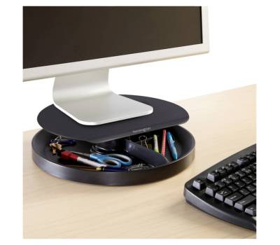 Supporto monitor Spin2 portaccessori portata massima 18 kg nero - 18702 - 1