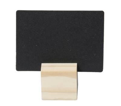 Supporti wood per targhette 6 targhette incluse set 12 pezzi - 18681 - 3