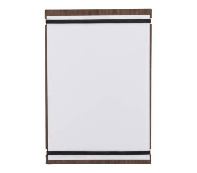 PortaMenu Tablet con elastici 32 x 22 cm legno di noce - 18683 - 1