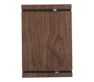 PortaMenu Tablet con elastici 32 x 22 cm legno di noce - 18683 - 2