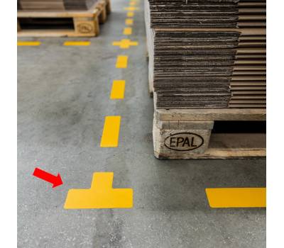 Adesivo da terra forma a T 10 x 15 cm - 18335 - 1