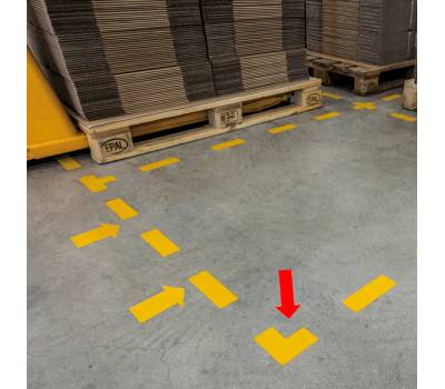 Adesivo da terra forma a L 10 x 10 cm - 18338 - 1