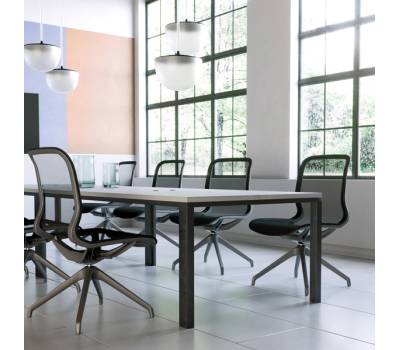 Poltrona direzionale Marilyn MYD4O - con braccioli inclusi - nero - Unisit - MYD4O/N - 8053470179334 - DMwebShop - 2