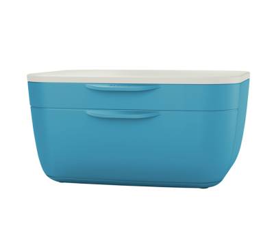 Cassettiera Cosy - 2 scomparti - blu - Leitz - 53570061 - 4002432124763 - DMwebShop - 1