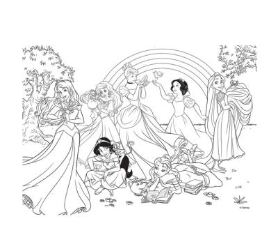 Puzzle Maxi Princess Rainbow World - 108 pezzi - Lisciani - 74181 - 8008324074181 - DMwebShop - 1