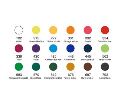 Acquerelli demi-godet - con pennello brush - in scatola di metallo - colori classici assortiti - astuccio 18 colori - Dom - 13060/1 - 6902983052608 - DMwebShop - 1