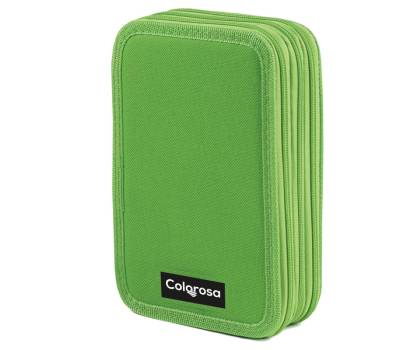 Astuccio Colors 3 zip - 13 x 20 x 7,5 cm - tessuto - colori assortiti - conf. 6 pezzi - Colorosa - 368300.1 - 8004428065308 - DMwebShop - 2