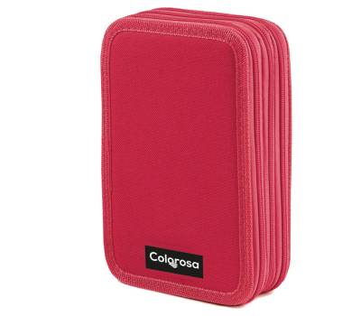Astuccio Colors 3 zip - 13 x 20 x 7,5 cm - tessuto - colori assortiti - conf. 6 pezzi - Colorosa - 368300.1 - 8004428065308 - DMwebShop - 5