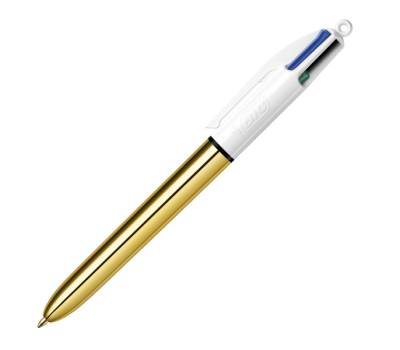 Penna sfera scatto multifunzione 4 Colours Shine - punta 1 mm - fusto colori assortiti - scatola 12 pezzi - Bic - 964775 - 3086123537637 - DMwebShop - 5