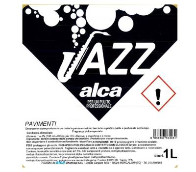 Detergente pavimenti linea Jazz Norah - gelsomino - 1 lt - Alca - ALC1109 - 8032937574066 - DMwebShop - 1