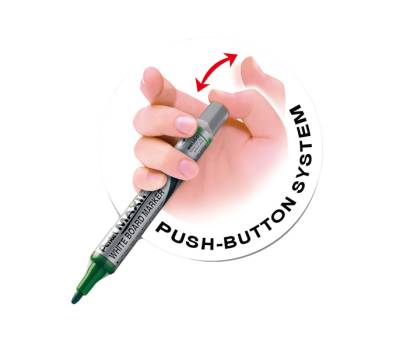 Marcatori Maxiflo + cancellino - punta conica 4 mm - colori assortiti - set 4 + 1 pezzi - Pentel - MWL5S-4N - 5902894013409 - DMwebShop - 4