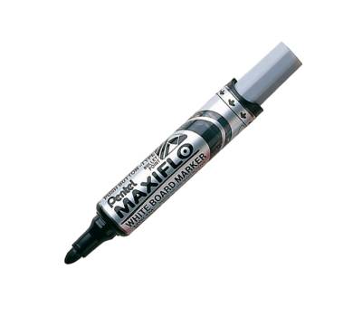 Marcatori Maxiflo con cancellino - punta conica 6 mm - colori assortiti - set 4 + 1 pezzi - Pentel - MWL5M-4N - 5011433133376 - DMwebShop - 1