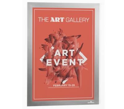 Cornice adesiva - Duraframe Wallpaper - A4 - 21 x 29,7 cm - argento - Durable - 4843-23 - 4005546992495 - DMwebShop - 1