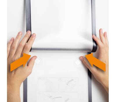 Cornice adesiva - Duraframe Wallpaper - A4 - 21 x 29,7 cm - argento - Durable - 4843-23 - 4005546992495 - DMwebShop - 2