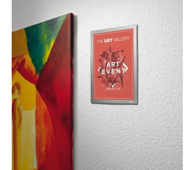 Cornice adesiva - Duraframe Wallpaper - A4 - 21 x 29,7 cm - argento - Durable - 4843-23 - 4005546992495 - DMwebShop - 4