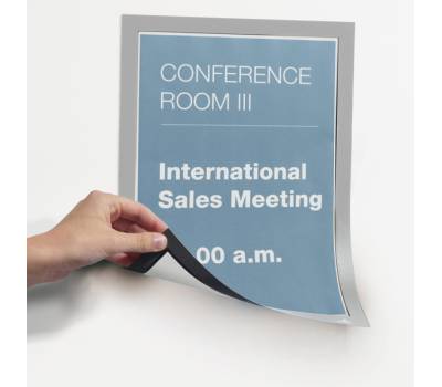 Cornice Duraframe Magnetic - A4 - 21 x 29,7 cm - argento - conf. 5 pezzi - Durable - 4869-23 - 86912CNF01 - DMwebShop - 2