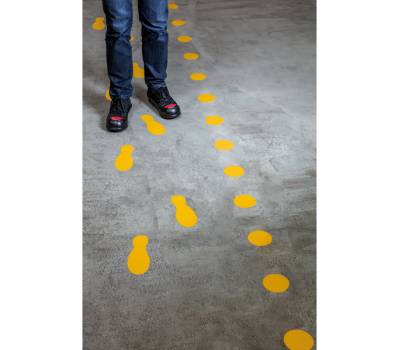 Adesivo da terra punto diametro 10 cm Durable 1704 04 - 22635 - 1