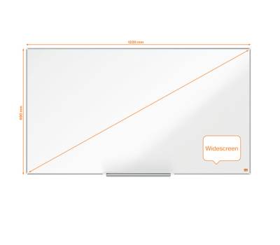 Lavagna bianca magnetica Impression Pro Widescreen - 69 x 122 cm - 55 - Nobo - 1915255 - 5028252609319 - DMwebShop - 4