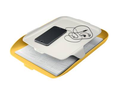 Vaschetta portacorrispondenza con vassoio organizer Cosy - giallo - Leitz - 52590019 - 4002432124817 - DMwebShop - 2