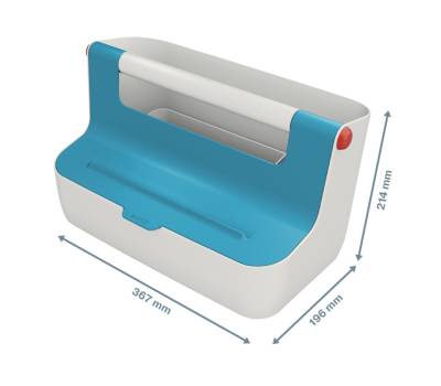 Cassetta portaoggetti con maniglia Cosy - blu - Leitz - 61250061 - 4002432126200 - DMwebShop - 3