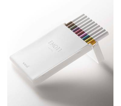 Fineliner Emott - tratto 0,4 mm - colori assortiti calmtone dark - conf. 10 pezzi - Uni Mitsubishi - M PEM-SY 10C 3 - DMwebShop - 2