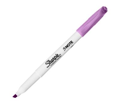 Pennarello S-Note - punta scalpello - colori assortiti - astuccio 12 pezzi - Sharpie - 2138233 - 3026981382338 - DMwebShop - 9