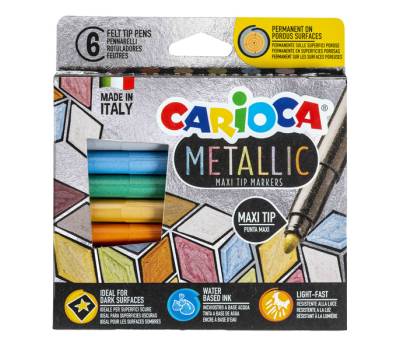 Expo da banco - assortimento Metallic - Carioca - 53249/XMAS - 8003511616854 - DMwebShop - 2