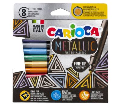 Expo da banco - assortimento Metallic - Carioca - 53249/XMAS - 8003511616854 - DMwebShop - 3