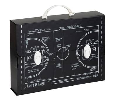 Valigetta polionda Sport 27 x 37,5 cm dorso 8 cm fantasie assortite - 23187 - 2