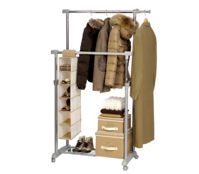 Appendiabiti su ruote Gastone - 2 barre - Perfetto - 0511A - 8000957051119 - DMwebShop - 1