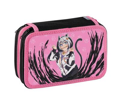 Astuccio 3 Zip Manga - 13 x 20 x 7,5 cm - fantasie assortite - conf. 12 pezzi - Favorit - 400184012 - 8006779051146 - DMwebShop - 3