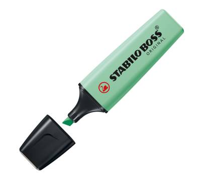 Evidenziatori Boss Pastel - punta a scalpello - colori assortiti - astuccio 8 pezzi - Stabilo - 70/8-3 - 4006381558204 - DMwebShop - 3