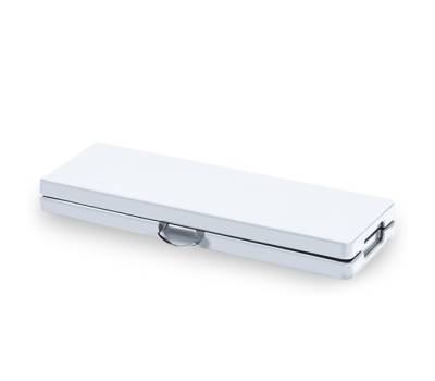 Panca pieghevole - in HDPE - 44 x 30 x 183 cm - bianco - Garden Friend - P1714185 - 8023755050368 - DMwebShop - 1