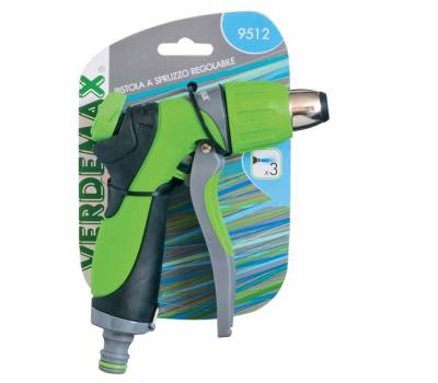 Pistola per irrigazione a spruzzo regolabile - in alluminio - Verdemax - 9512 - 8015358095129 - DMwebShop - 1