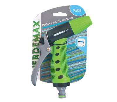 Pistola per irrigazione a spruzzo regolabile - in plastica - Verdemax - 9506 - 8015358095068 - DMwebShop - 1