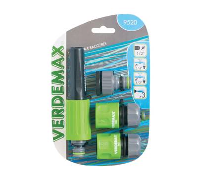 Set lancia e raccordi - Verdemax - 9520 - 8015358095204 - DMwebShop - 1