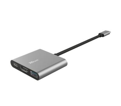 Adattatore USB-C - multiporta 3-in-1 Dalyx - Trust - 23772 - 8713439237726 - DMwebShop - 1
