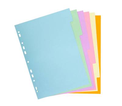 Separatore Forever - A4 - 6 tasti - cartoncino - 170 gr - Exacompta - 1606E - 3130630016069 - DMwebShop - 2 Separatore Forever - A4 - 6 tasti - cartoncino - 170 gr - Exacompta - 1606E - 3130630016069 - DMwebShop - 2