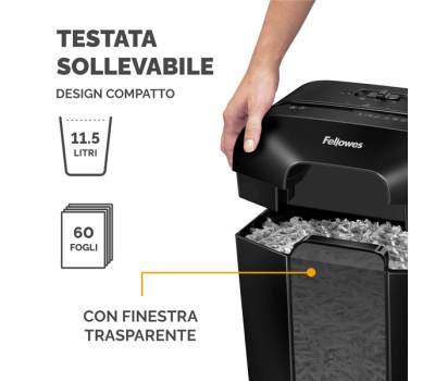 Distruggidocumenti LX-25 - a frammenti - nero - Fellowes - 4170501 - 43859769018 - DMwebShop - 2 Distruggidocumenti LX-25 - a frammenti - nero - Fellowes - 4170501 - 43859769018 - DMwebShop - 2