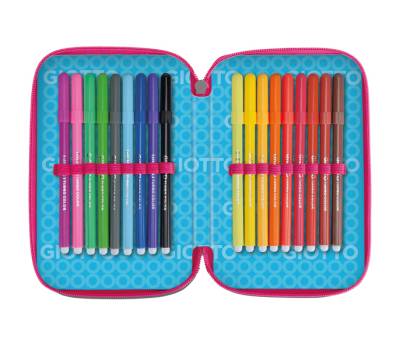 Astuccio 3 zip Candy collection - 19,5 x 7,5 x 12,9 cm - tessuto - fantasie assortite - Giotto - F954000 - 8000825057793 - DMwebShop - 6