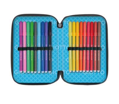 Astuccio 3 zip Young Street collection - 19,5 x 7,5 x 12,9 cm - PL - fantasie assortite - Giotto - F953900 - 8000825057762 - DMwebShop - 5