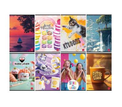 Maxiquaderno assortimento Ragazza A4,5 mm con margine 42 fogli 80 gr - 25765 - 2