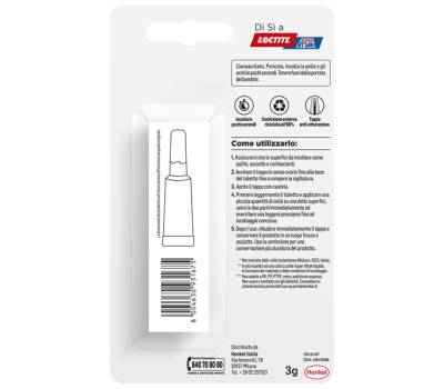 Super Attak Gel Riposizionabile - 3 gr - trasparente - Loctite - 2972228 - 8004630931675 - DMwebShop - 1