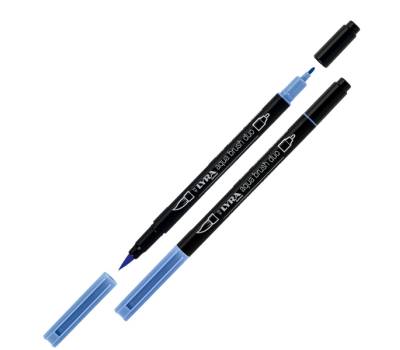 Pennarello Aqua Brush Duo - colori pastel - conf. 6 pezzi - Lyra - L6521061 - 4084900610190 - DMwebShop - 2