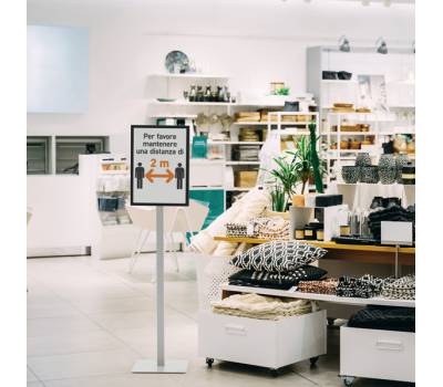 Espositore Info Stand Basic - da pavimento - A3 - Durable - 5013-57 - 4005546730332 - DMwebShop - 3